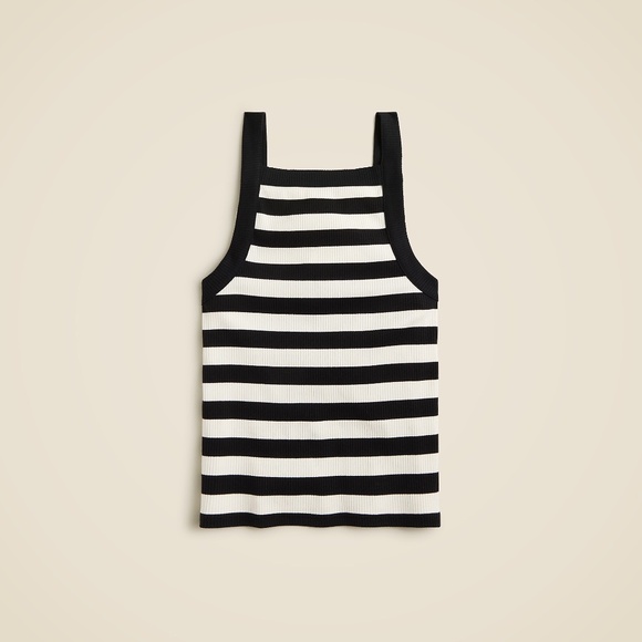 J.Crew Vintage Rib Wide-strap Tank Top in Stripe - Picture 4 of 7